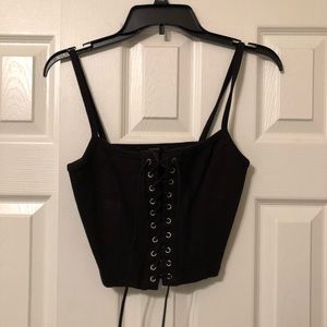 black crop top